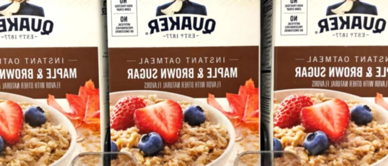 quaker maple brown sugar instant oatmeal